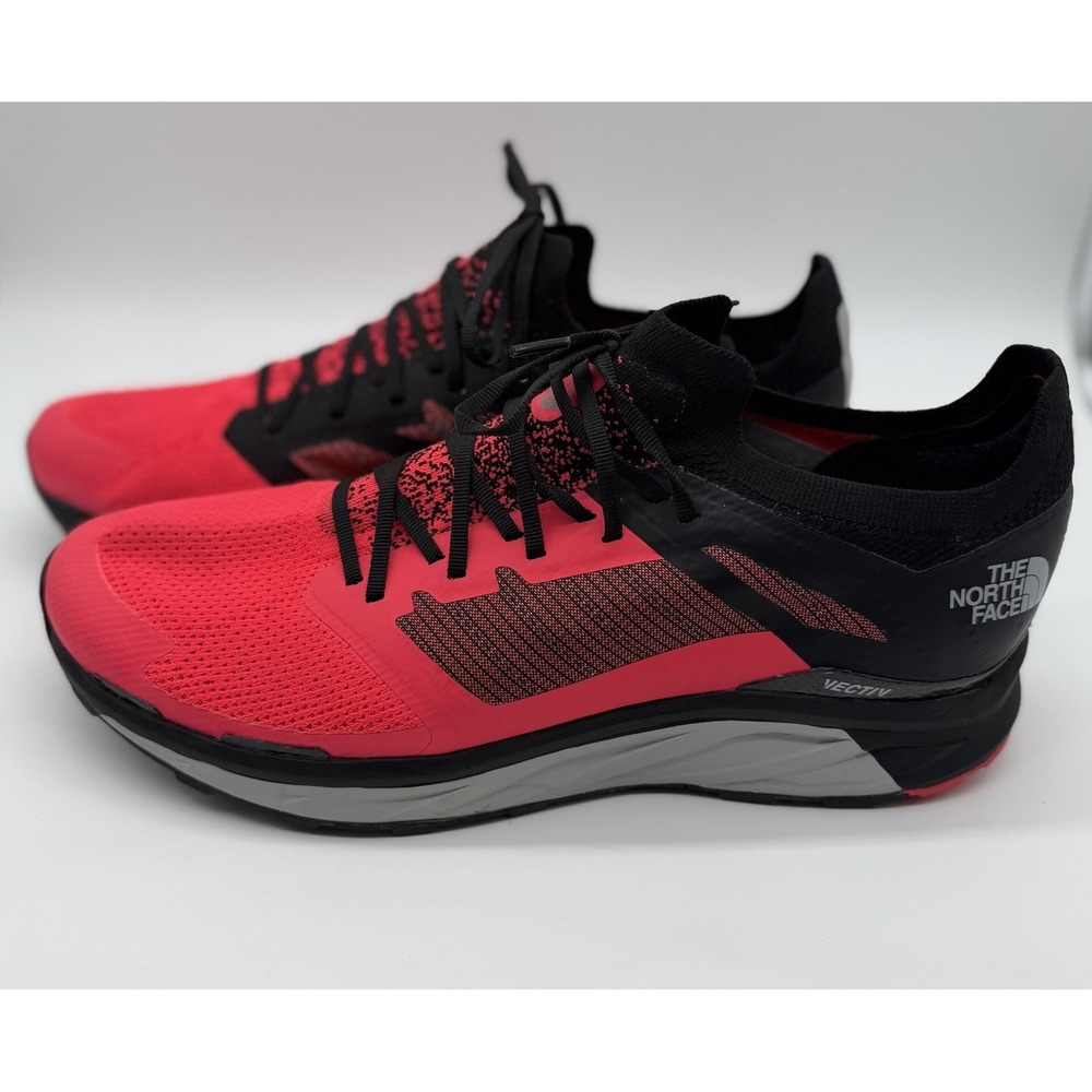 The North Face Shoes Mens Sz 13 Coral Black Flight Vectiv Trail Running